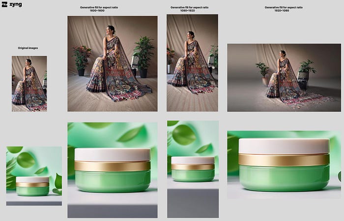 Revolutionize Your Image Editing Workflow with ZYNG AI’s Intelligent GenFill: Effortless Aspect Ratio Cropping and Background Generation | by Avnish Pandya | ZYNG AI